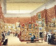 George Scharf Interior of the Gallery of the New Society of Painters in Water Colurs,Old Bond Street China oil painting reproduction